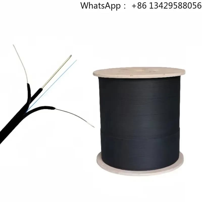【From China】Factory price GJYXCH 2 core drop FTTH fiber optical cable with 1KM length per roll