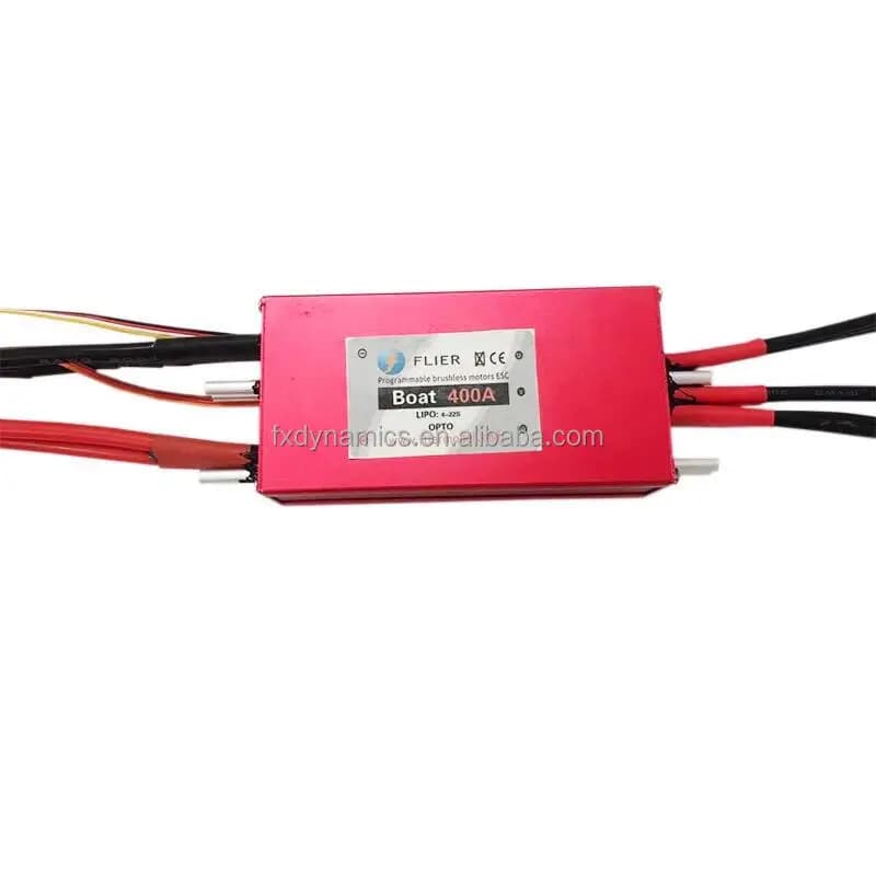 Flier 22S 400A Brushless ESC 90V Waterproof Electronic Speed Controller with Program Cable for RC Boat Marine Efoil Surfboard