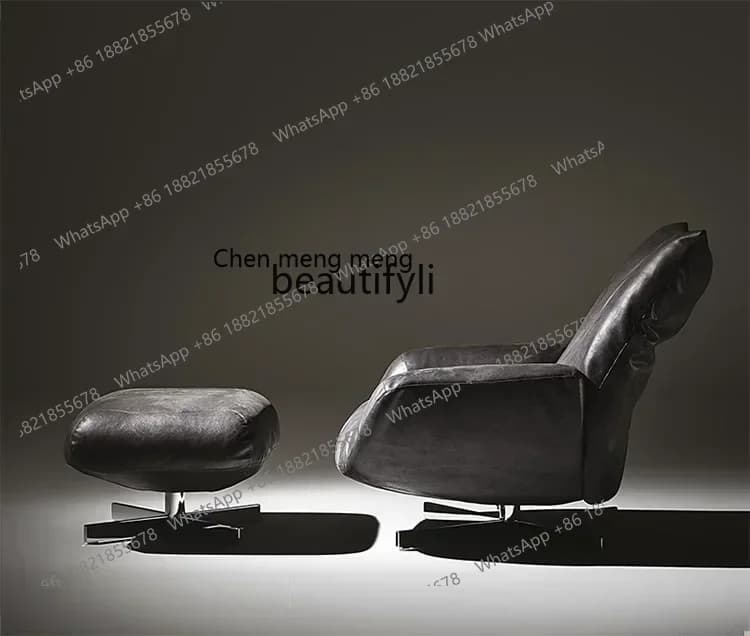 D178 Italian Light Luxury Living Room Multi-Functional Single Leisure Chair Bedroom Study Balcony Recliner Designer Petals Couch