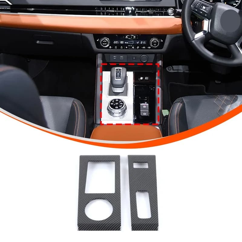 Center Console Gear Shift Frame Decoration Gear Shift Panel Trim Car Gadgets For Mitsubishi Outlander 2022-2026 Fit PHEV Version