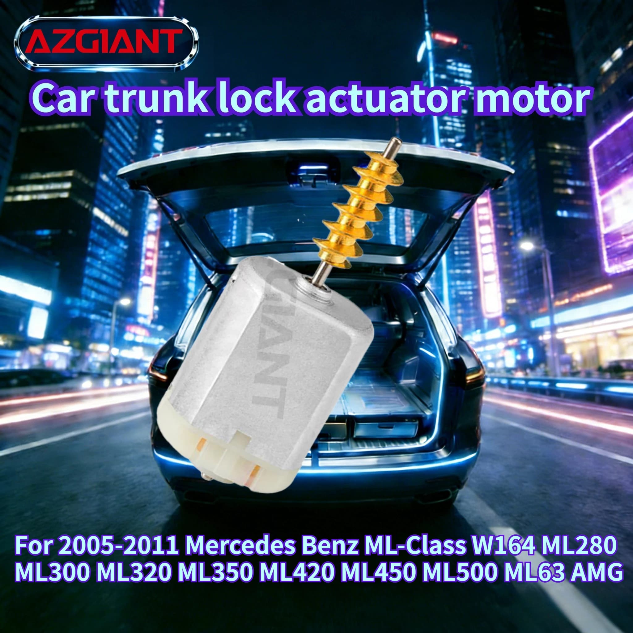 For 2005-2011 Mercedes Benz ML-Class W164 ML280 ML300 ML320 ML350 ML420 ML450 ML63 AMG Car Trunk Latch Lid Lock Release motor