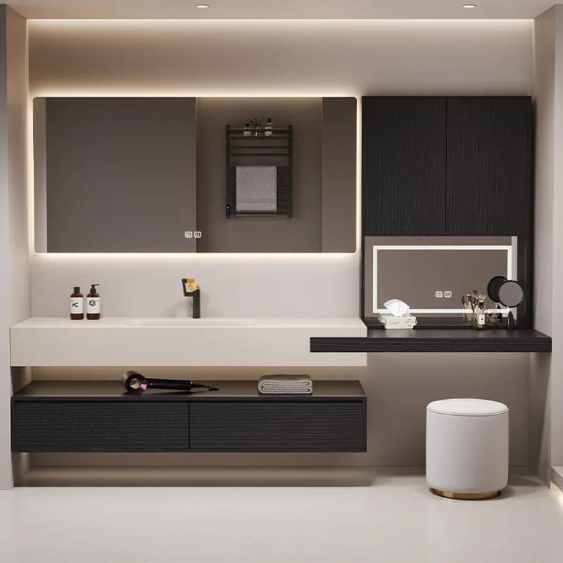 beauty decoration bathroom cabinet clear lounge unique creative fashion interior cupboard large colchones space saving furniture