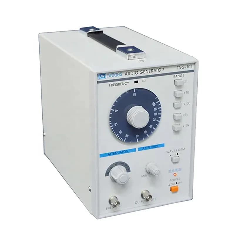 TAG-101 Low Frequency Signal Generator Sine Square Wave Audio Generator Function Signal 10Hz to 1MHz