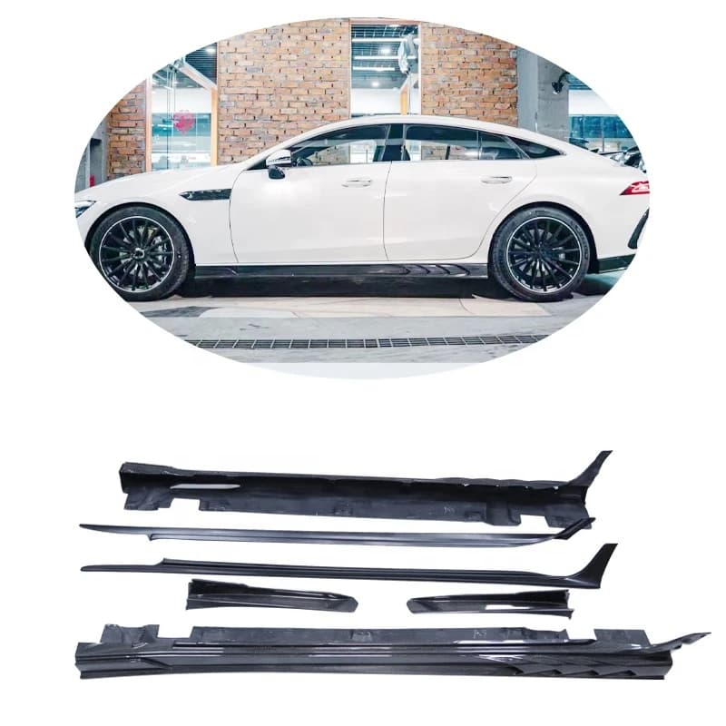 Hot Selling Auto Parts for  Body Kits Left Right Fender Side Cover Trim Carbon Exterior Side Skirt Lip