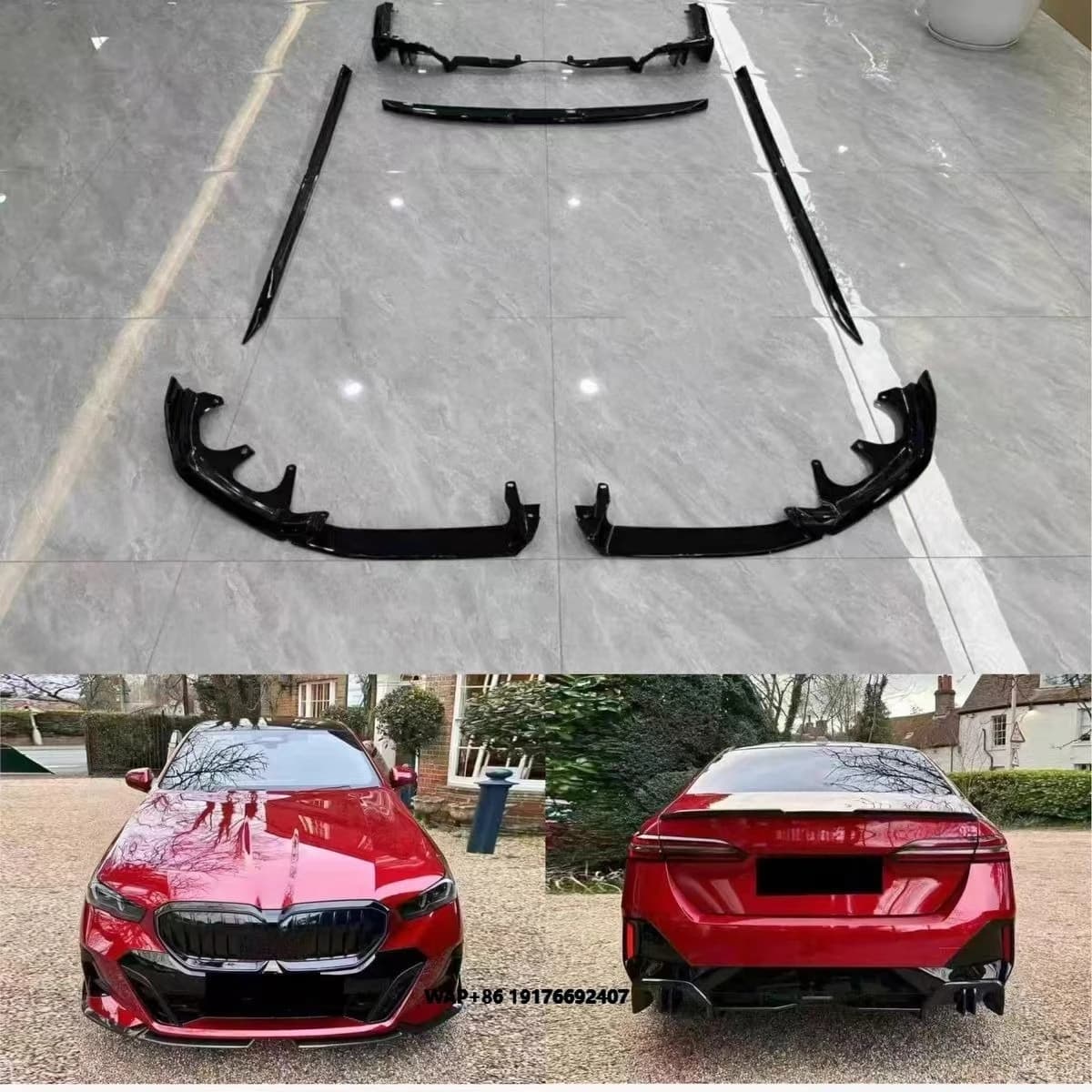 For 5 Series Modification and Upgrade Side Spoiler Trunk Lid,front and Rear Spoilers,front and Rear Bumpers,wing,diffuser