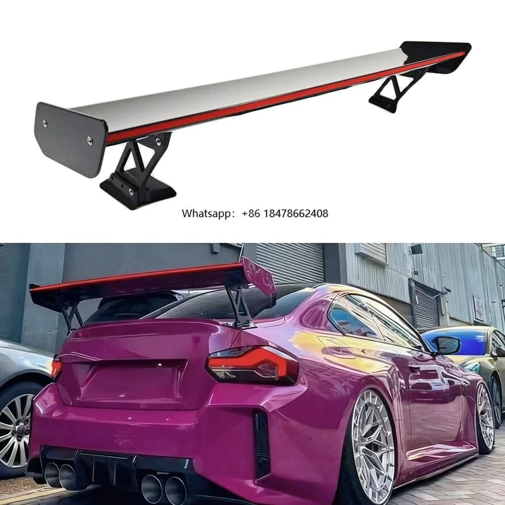 Dry Carbon Fiber High Polished V-Carbon Style Rear Trunk Spoiler Wing Lip M240i G42 M2 G87 2017-2019 Easy Installation