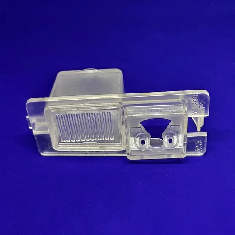1 Pc ABS Car Rear View Camera Bracket For Ssangyong Korando Rexton Kyron Actyon Sports License Plate Lights Shell Transparent