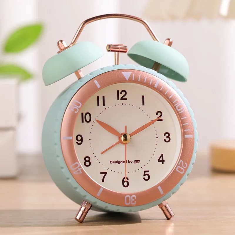 Simple wake-up boy desktop clock, bedside student anti-drop, children's alarm clock, specially designed for waking up