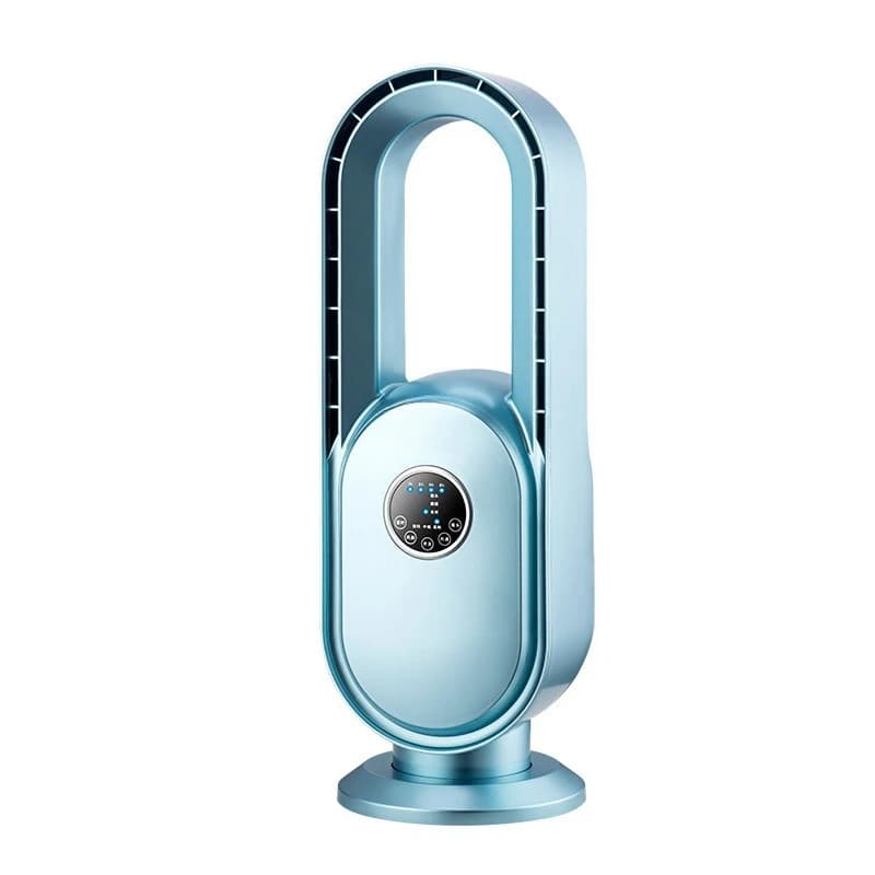 Bladeless Electric Fan Household Low Noise Safety Bladeless Fan Remote Control Timing Floor Desktop Dual-purpose Circulating Fan