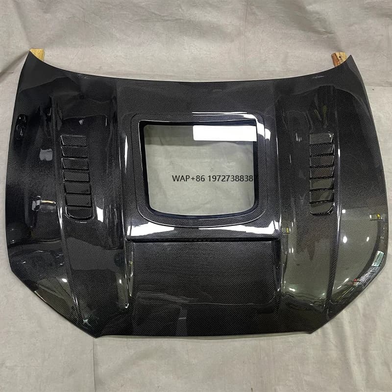 Auto Parts Modified Facelift Carbon Fiber Transparent Engine Hood Bonnet for A3 2013-2019 Upgrade Car Front Hood Bonnet