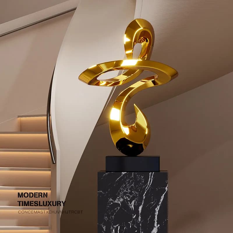 CXX high-end light luxury geometric sculpture ornament entrance living room decoration