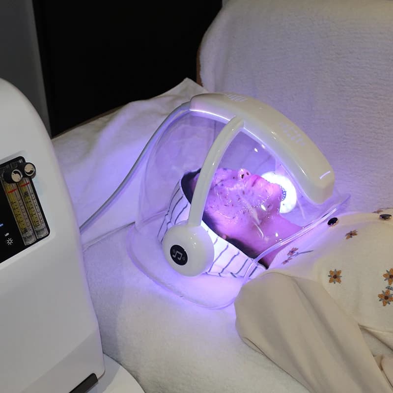 3 in 1 Spa Oxy-gen Jet Peel Facial Machine Hyperbaric Oxygenation Dome O2 Skin Rejuvenation Hydro Oxygen Facial Machine