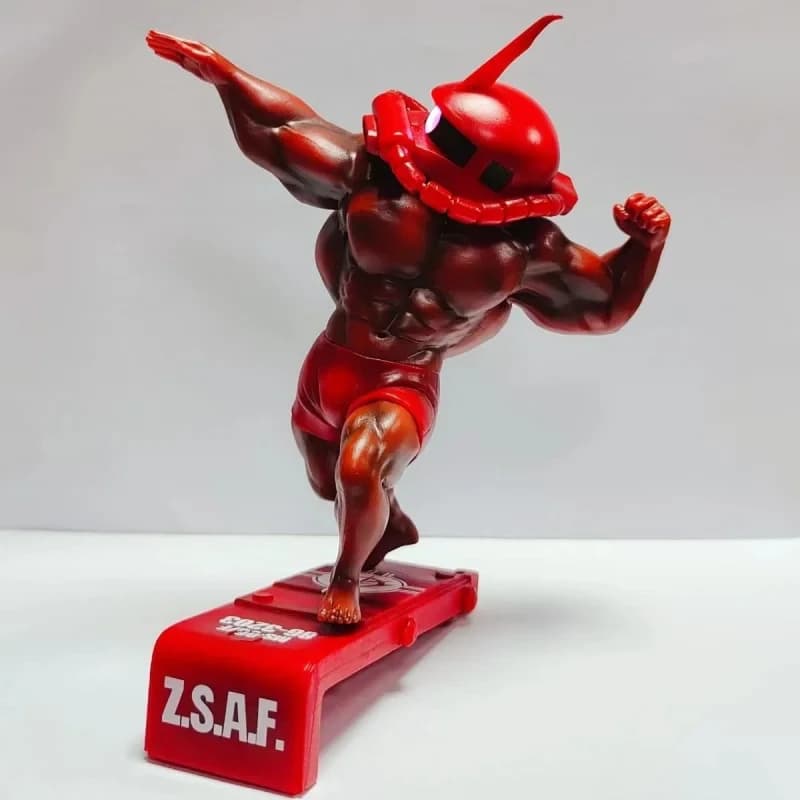 High-end "Big Muscle King" fitness figure. Zuzaguo Muscle Number One Mechanic figure model decorative item as a gift.