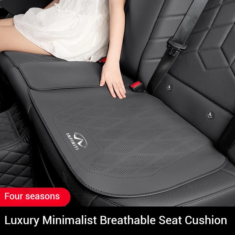 Car Nappa Leather Ventilated Seat Cushion Car Seat Cover For Infiniti Q30 Q80 Q70 Q60 Q50 QX60 QX50 QX80 QX55 QX70 ESQ EX