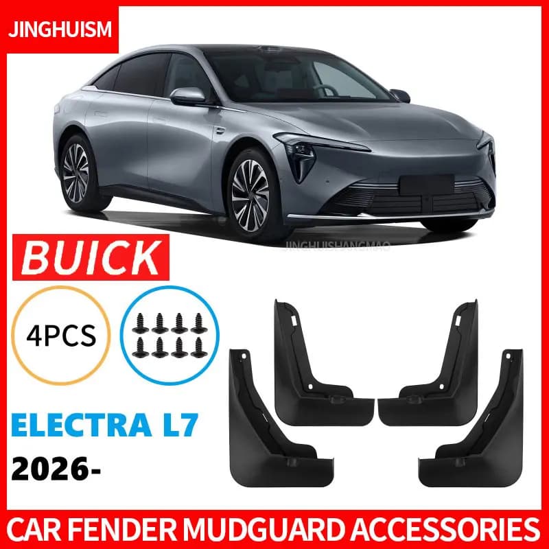 Mudguards FOR Buick Electra L7 2026 Auto Mud Flaps Exterior Styling Accessory ABS Plastic Anti Splash Mudguards Custom