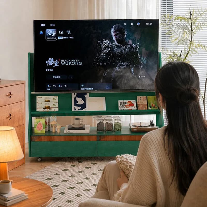 Living Room Modern Tv Stands Display Cabinets Designer Aesthetic Storage Tv Table Organizer Storage Muebles Trendy Furniture