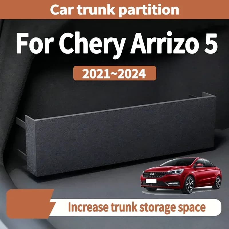 Para Chery Arrizo 5 2021~2024, Organizador de Maletero Multifuncional, Caja de Almacenamiento, Divisor de Maletero Reforzado, Ac