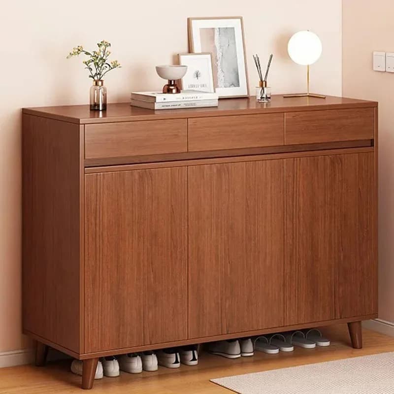 /*/Wooden Modern Organizer Shoe Rack Creative Storage Auvents Sideboards Shoes Cabinet Vintage Professional Zapatero Home Decor