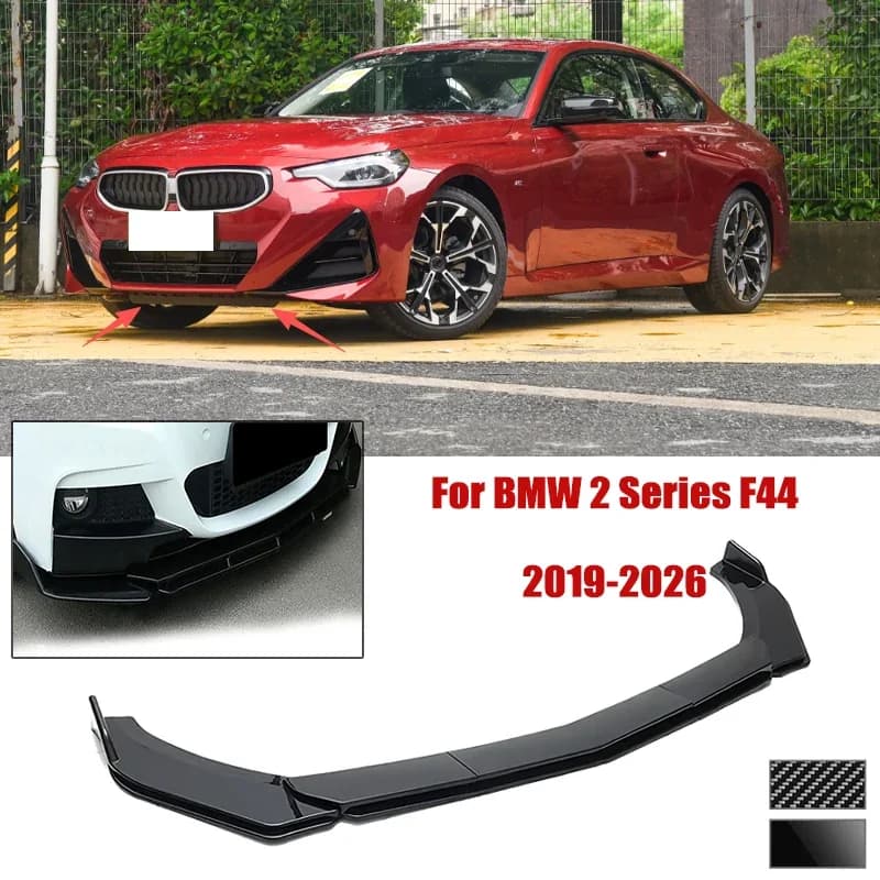 5pcs Front Bumper Shovel For BMW 2 Series F44 2019-2026 Spoiler Front Bumper Deflector Anti Scratch Protection Device