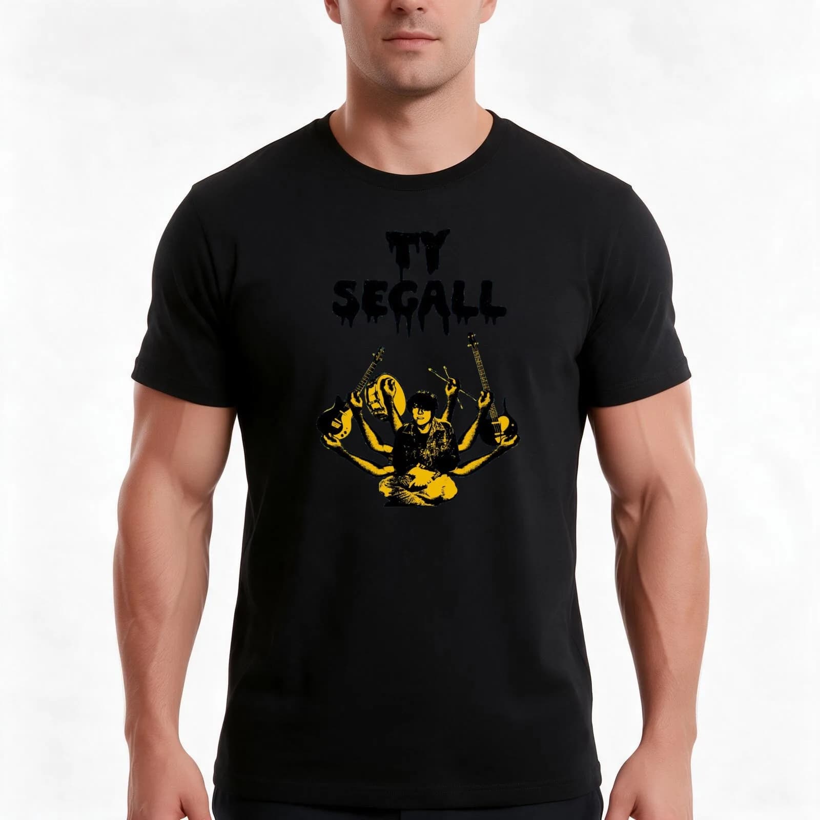segal T-Shirt, Summer Casual Cotton Tee, Oversized Streetwear Tops, Vintage Graphic Print, Loose Fit Short Sleeve, 100% Cotton