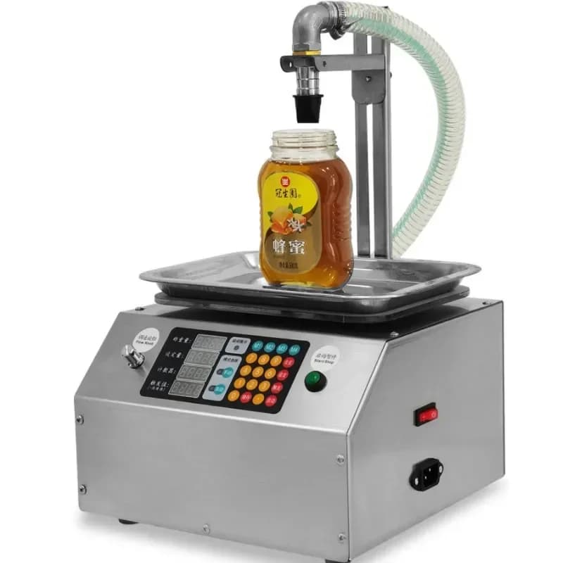 Fully Automatic Dispensing Filling Machine Flow Weighing Type Honey Sesame Sauce Edible Oil Glue Viscous Liquid Filling Machine