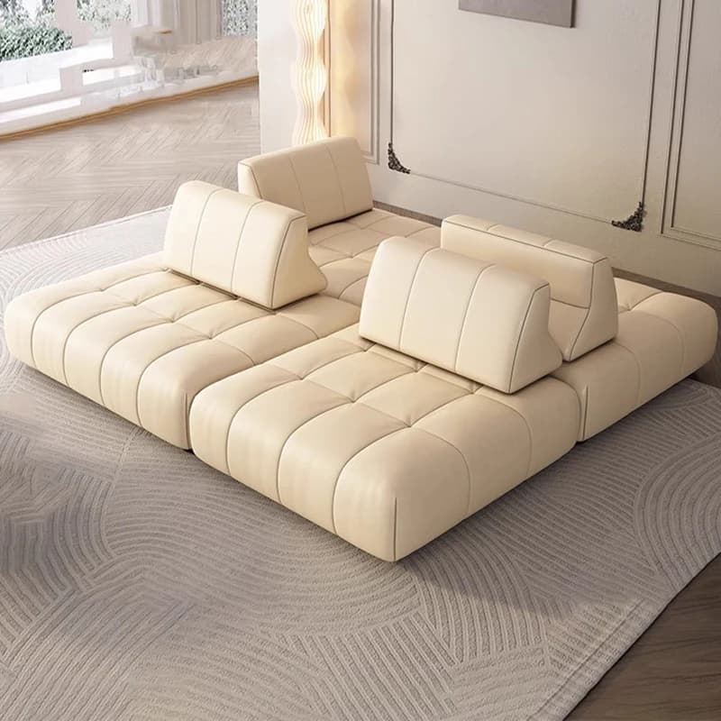 Modular modern living room Italian light luxury new design sofa with movable back high-end creative sofa