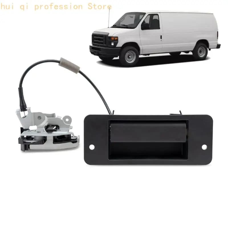 8C2Z-15431A03-A Cargo Door Pull Handle Linkage Assembly with ABS and Metal Construction, Integrated Cable, Release Mechanism