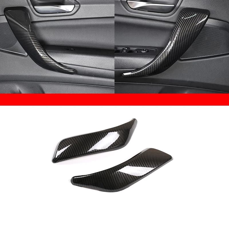 Car Inner Door Handle Cover Trim Sticker Inner Door Pull Handle Protect Cover For BMW 1 2 Series F20 F21 F22 F23 F87 2012-2018