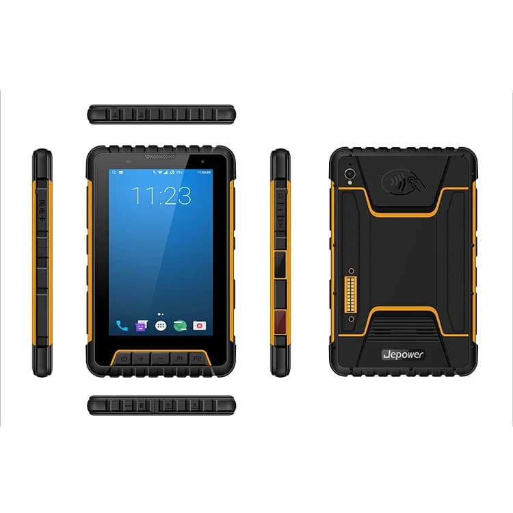 Jepower Industrial Rugged Tablet Mobile Computer 7 Inch Android Data Collector UHF RFID 13MP Camera 1.8GHz Octa-core