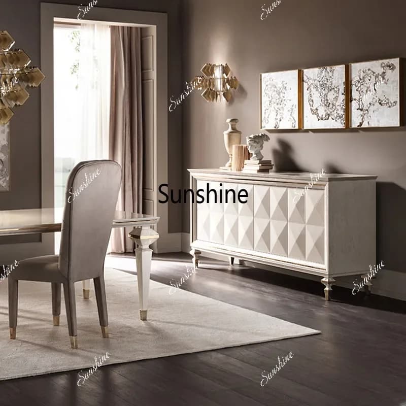 American light luxury porch cabinet postmodern high-end partition locker