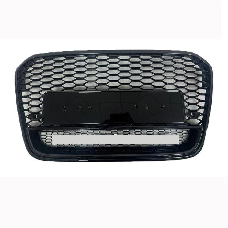 Hot Sale Car Full Mesh Honeycomb Grille for Audi A6 S6 RS6 C7 Auto Modified Body Kit Grill With Quattro 2013-2015