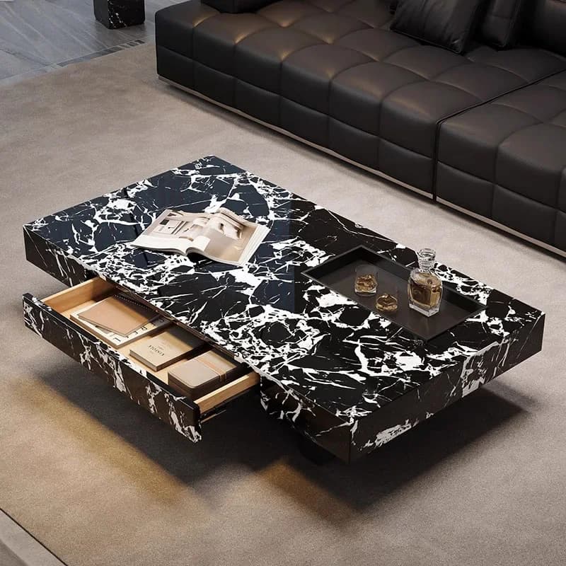 Designer Luxury Bedroom Nordic Storage Drawers Moving Decoration Coffee Table Side Table Writing Meubles Lounge Suite Furniture