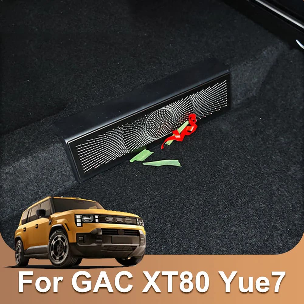 2 Pcs Suitable For GAC XT80 Yue7 Underseat Ventilation Mask Automotive Modification Parts Stainless Steel Anti Blocking Cover