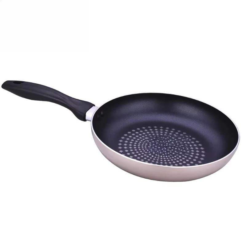 Flat frying pan Aluminum frying pan Non-stick flat bottom Aluminum frying pan with lid