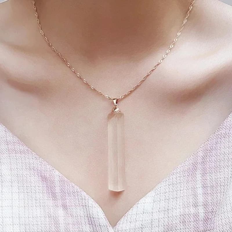 Prisma Pendant Optical Glass Rainbow Prism Necklace Creative Necklace Pendant Rainbow Prisma Photography Gifts HD Lens