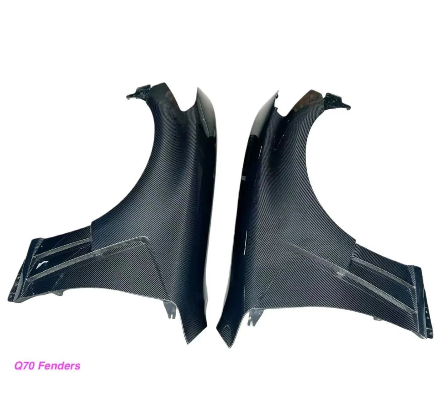 MRD Carbon Fenders for Infiniti Q70 Carbon Fiber Side Fender