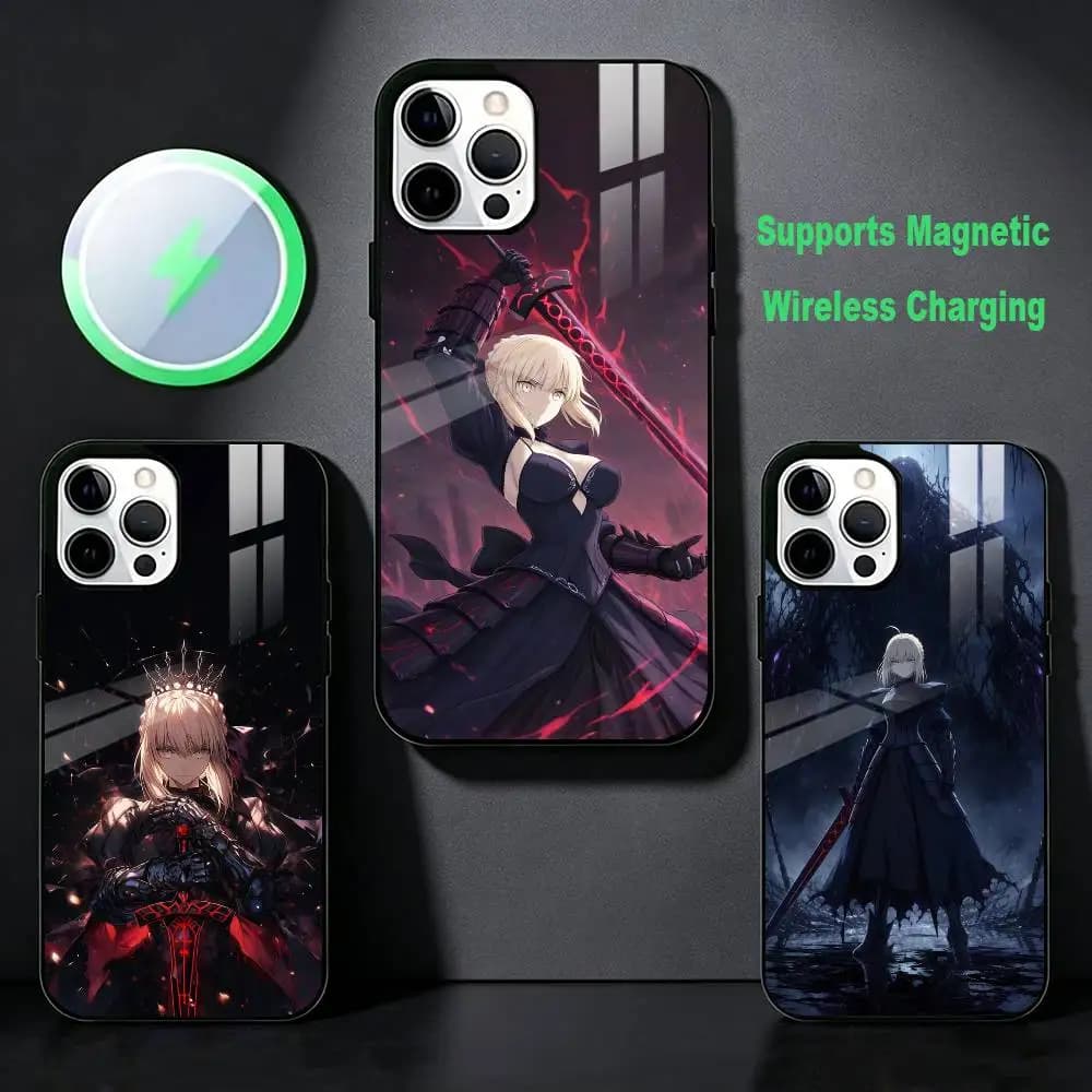 A-Artoria Pendragon  Phone Case For iPhone 17,16,15,14,13,12,Plus,Pro,Max for Magsafe Magnetic Wireless Charging