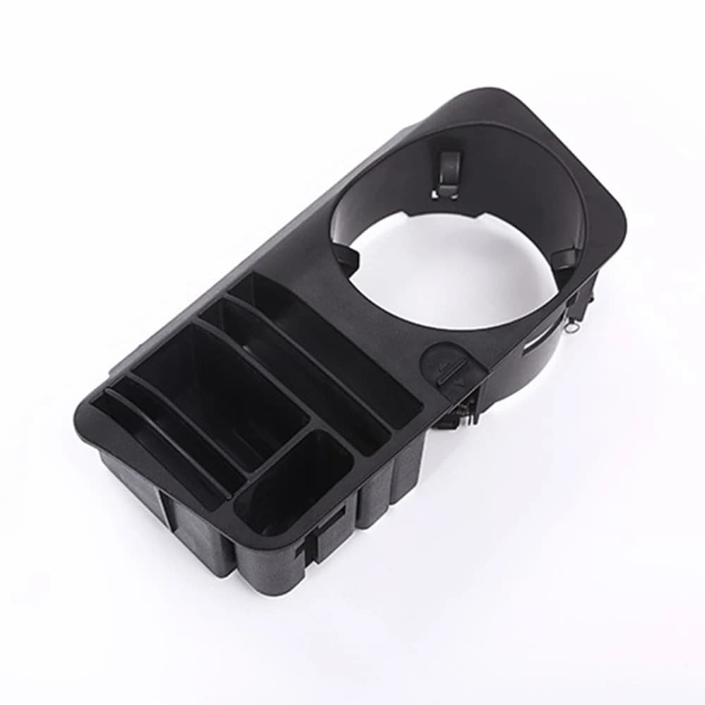 Black Car Center Console Organizer for Mercedes-Benz C-Class W205 GLC X253 E-Class W213 Drink Cup Holder Phone Storage Tray