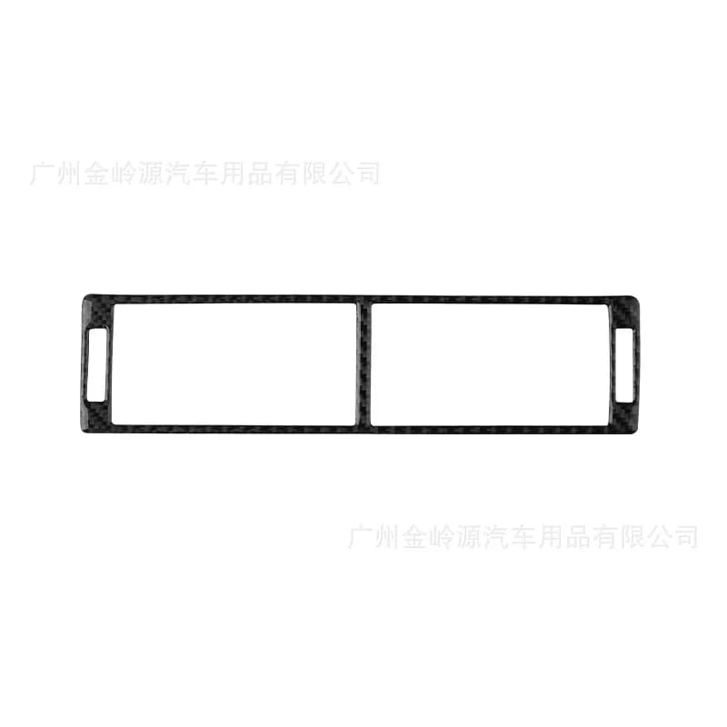For 05-08 Audi A4 S4 Car Interior Modification Carbon Fiber Central Control Air Outlet Decorative Sticker