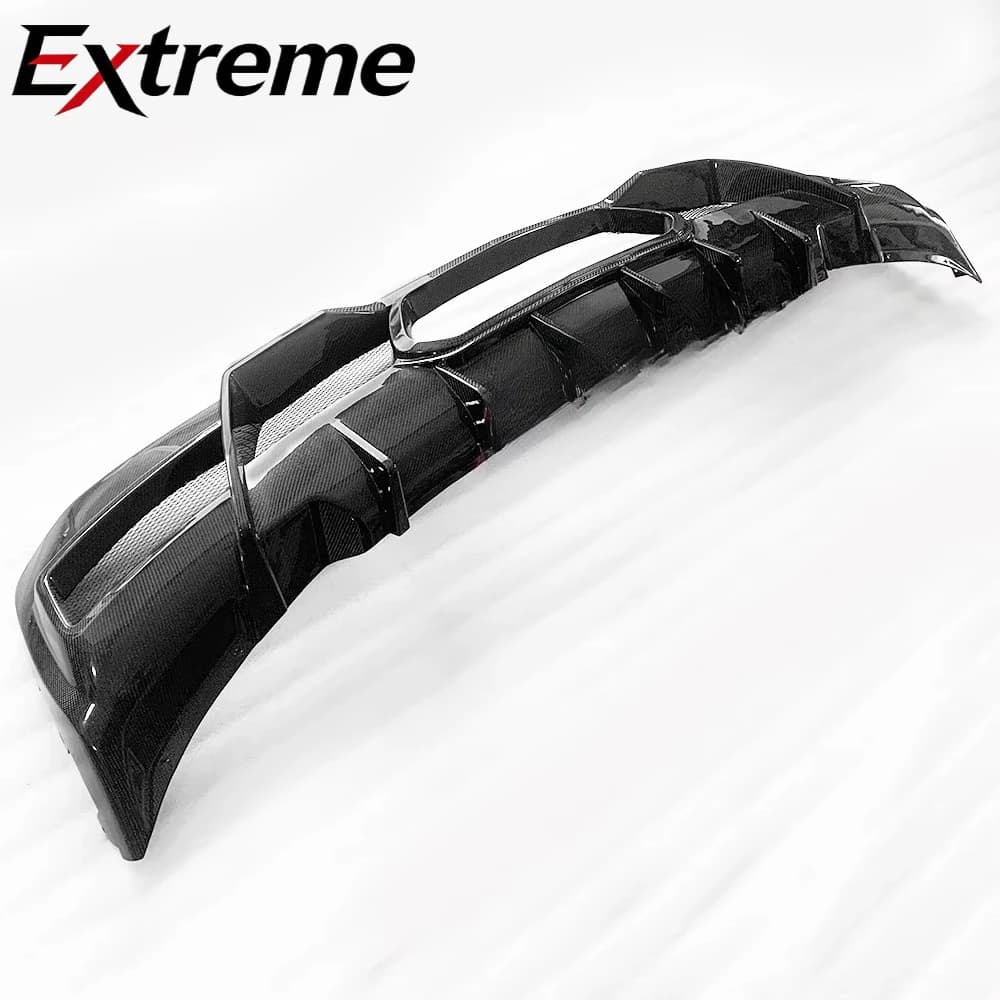 Latest Products Carbon Fiber PM Style Rear Diffuser for Corvette C8 Stingray Coupe Z51 Z06 Rear Bumper Lip