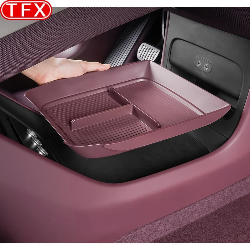 For Xiaomi YU7 2025 2026 Car Central Control Lower Storage Box Mounted Multi-functional Storage Box Modification Accessories