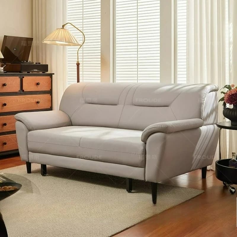 lt living room first layer cowhide electric multi-function telescopic low noise motor sofa bed