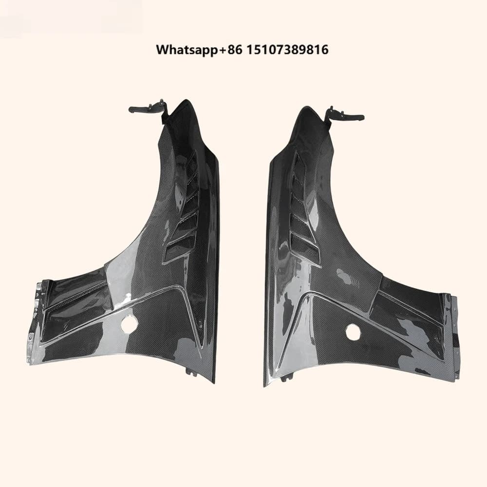 For 350Z Z Fairlady Z33 02-08 Carbon KZD Front Bumper Side Vented Fender