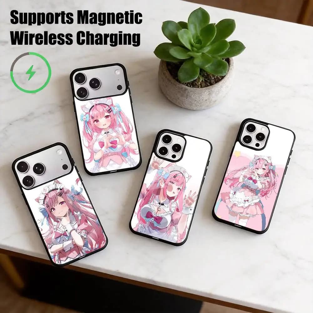 VTuber Yuki Sakuna-A  Phone Case For iPhone17,16,15,14,13,12,11 Plus,Pro Compatible with magnetic wireless charging Gift