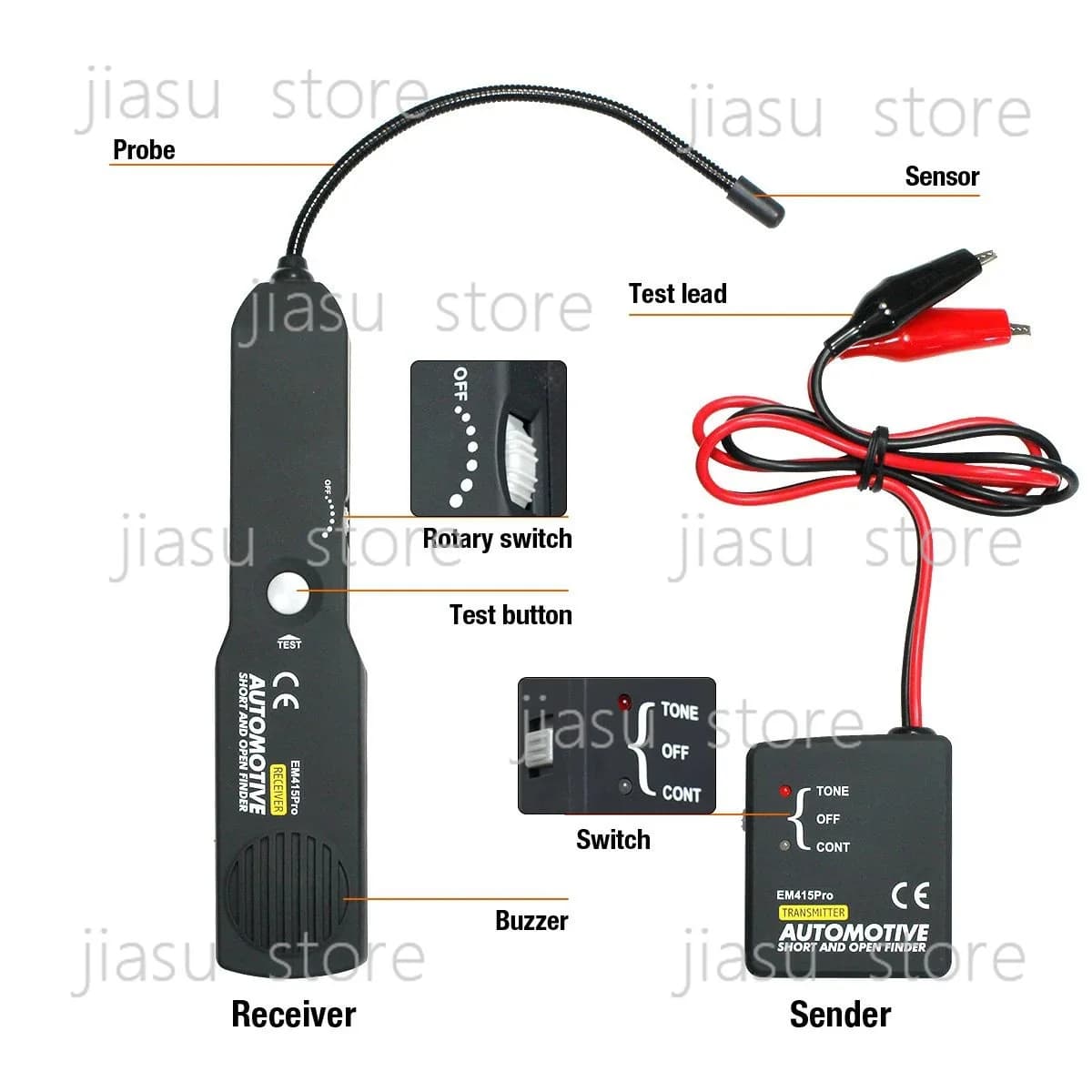 EM415PRO automotive breakpoint circuit breaker tester