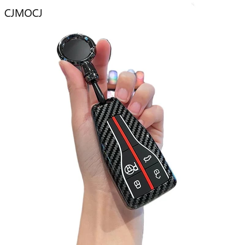 Premium ABS Key Cover Case for Hongqi HS5 / HS7 (2019-2022) - Protective Key Fob Shell Keychain