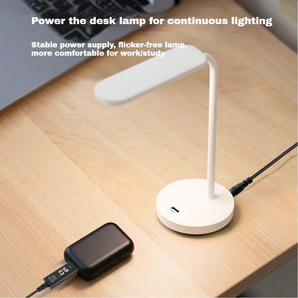 USB/Type-C To DC Converter Cable 12V 20V Adjustable Voltage with Memory Function For Optical Modem Router Laptop Fast Charging