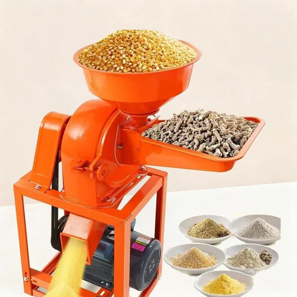 Multi-purpose grain grinder for corn and soybean