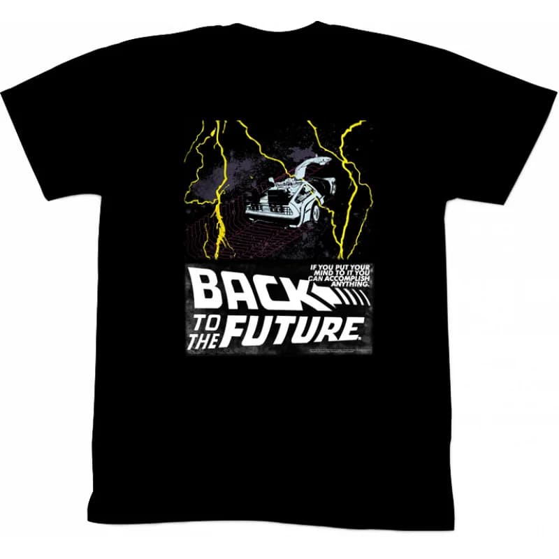 Accomplish Anything Back To The Future Vintage Sic Fi Gift t shirt 80s movies Time Machine Graphic Clothes All size Tops S-6XL