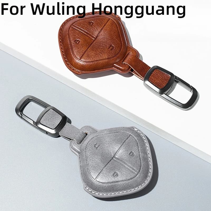 Fit For Wuling Bingo Baojun Yep 2023 Car Key Card Holder Smart Card Case Suede Protective Shell